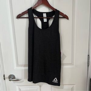 Reebok grey loose and flowy tank top size medium
